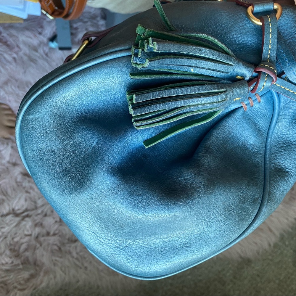 Dooney & Burke Navy Bag - Picture 3 of 16